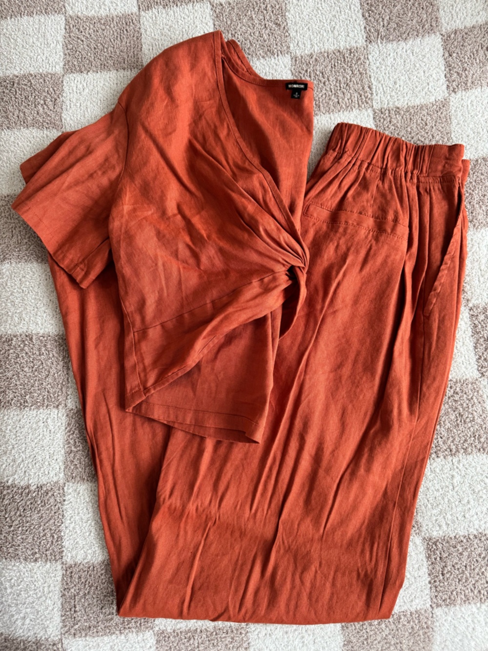 Monrow Rust Matching Set - Picture 2 of 7